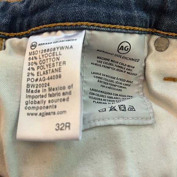 Adriano Goldschmied The Legging jeans super skinny 32R blue distressed - Picture 11 of 12